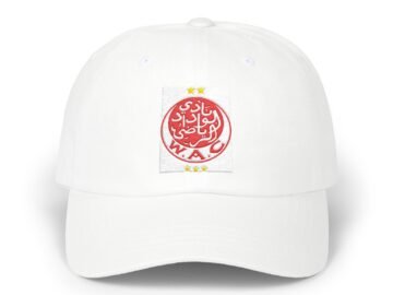 Classic Dad Cap with Unique al Wydad Design, Casual Wear, Gift for Dad, Stylish Dad Hat, Summer Accessory, Trendy Everyday Cap
