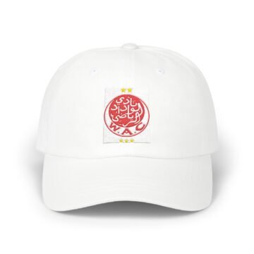 Classic Dad Cap with Unique al wydad Design, Casual Wear, Gift for Dad, Stylish Dad Hat, Summer Accessory, Trendy Everyday Cap