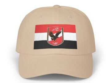 This Egypt Flag and Ahly Soccer club cap exudes a sense of pride and sportsmanship