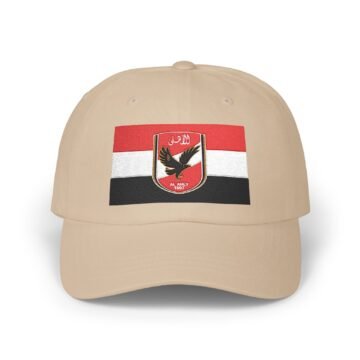 This Egypt Flag and Ahly Soccer club cap exudes a sense of pride and sportsmanship