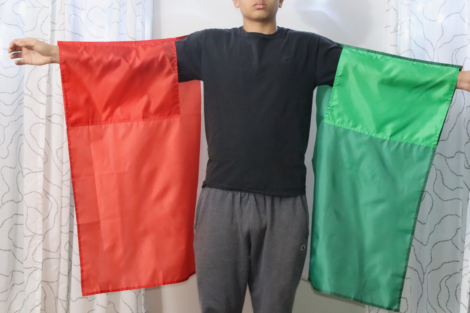 MEXICO National Flag Shoulder Body Cape, 3 x 5 Feet, Lightweight Polyester, Double Sided, with Arm Sleeves, (Mexico) - Image 5