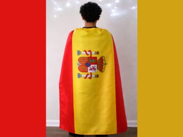 Spain Cape Cloak Flag