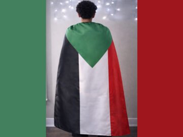 Sudan Cape Cloak Flag