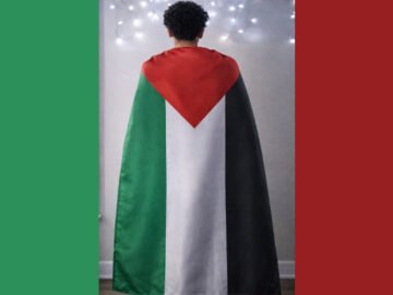 Palestine Cape Cloak Flag