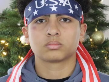 USA Head Strap Headband | American Flag Fan w/ Ties | Soccer Game Day Accessory | Fourth of July | Sports Fan Gear